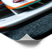 Formula One Racer in Car Ready for High Speed  ポスター (角)