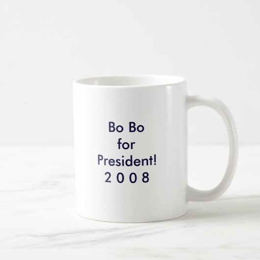 forPresident Bo Bo! 2 0 0 8 コーヒーマグカップ (右)
