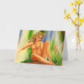 Forrestのニンフ カード (黄色い花)