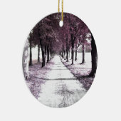 Forrest Gumpのピンクの道 セラミックオーナメント (右)