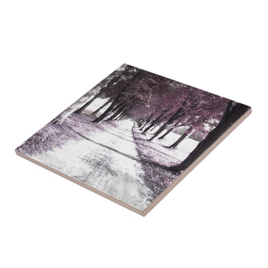 Forrest Gumpのピンクの道 タイル (側面)