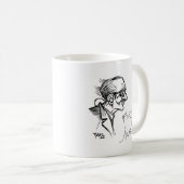 Forrest J Ackerman Schirmeisterのスケッチ コーヒーマグカップ (正面右)