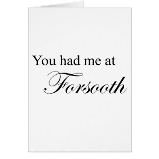 Forsoothで私がありました