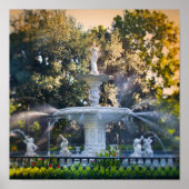 Forsyth Park，ガサバンナ州 ポスター (正面)