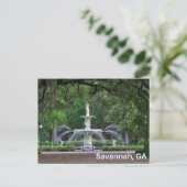 Forsyth Park Fountain in Savannah, GA ポストカード (スタンド正面)