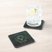 Forsyth Scottish Clan Tartan & Crest コースター (右側)