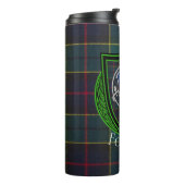 Forsyth Scottish Clan Tartan & Crest タンブラー (回転左)