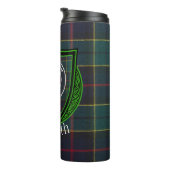 Forsyth Scottish Clan Tartan & Crest タンブラー (回転右)
