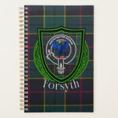 Forsyth Scottish Clan Tartan & Crest プランナー手帳 (正面)
