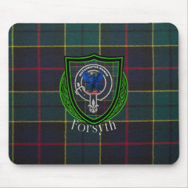 Forsyth Scottish Clan Tartan & Crest マウスパッド