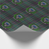 Forsyth Scottish Clan Tartan & Crest ラッピングペーパー (角)