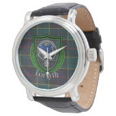 Forsyth Scottish Clan Tartan & Crest 腕時計 (アングル)