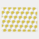 FORSYTHIAとDOTSとZIPPYストライプラップ紙 ラッピングペーパーシート (正面2)