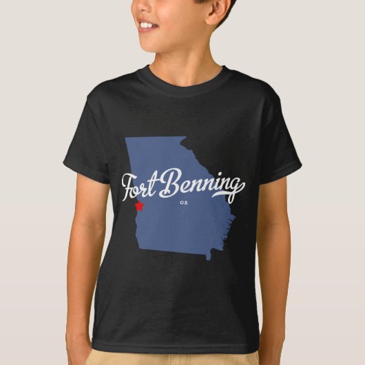 Fort BenningジョージアGAのワイシャツ Tシャツ (正面)