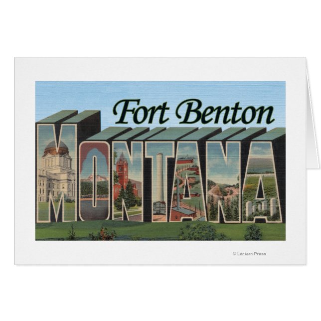 Fort Benton, Montana – ラージ・レター・シーン (正面横)