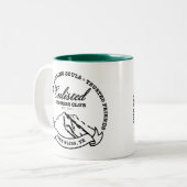 Fort Blissによっては配偶者クラブが入隊しました ツートーンマグカップ (正面左)