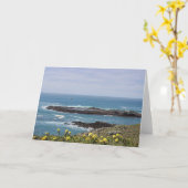 Fort Braggのカリフォルニアの挨拶状 カード (黄色い花)