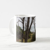 Fort Braggのカリフォルニアの海岸線 コーヒーマグカップ (正面左)