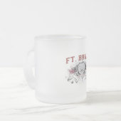 Fort Bragg、ノースカロライナのマグ フロストグラスマグカップ (正面左)