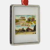 Fort Bragg # 2ノースカロライナNCのヴィンテージの記念品 メタルオーナメント (右)