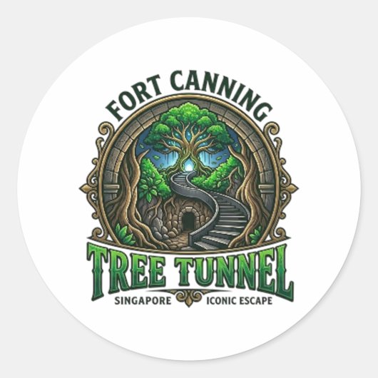 FORT CANNING TREE TUNNEL ラウンドシール (正面)