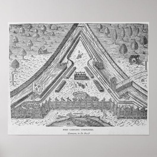 Fort Caroline Completed ポスター (正面)