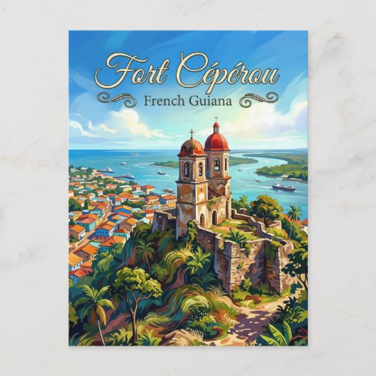 Fort Cépérou French Guiana ポストカード (正面)