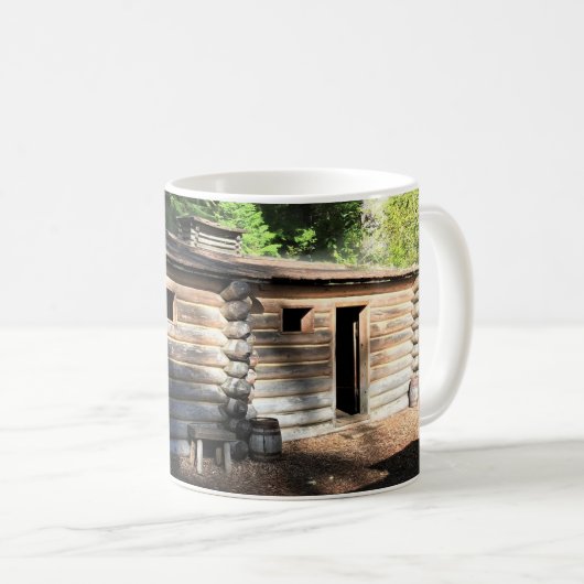 Fort Clatsop,アストリア,オレゴン コーヒーマグカップ (正面右)