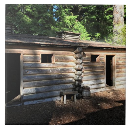 Fort Clatsop，アストリア，オレゴン タイル (正面)