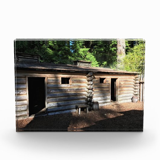 Fort Clatsop,アストリア,オレゴン フォトブロック (正面)