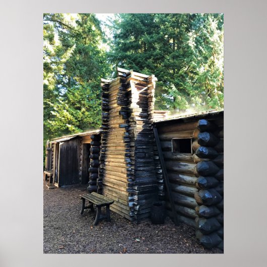 Fort Clatsop,アストリア,オレゴン ポスター (正面)