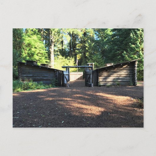 Fort Clatsop，アストリア，オレゴン ポストカード (正面)