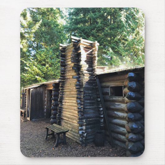 Fort Clatsop,アストリア,オレゴン マウスパッド (正面)