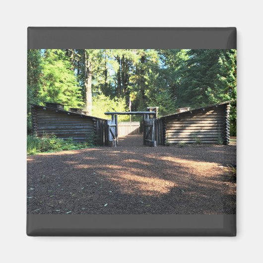 Fort Clatsop，アストリア，オレゴン マグネット (正面)