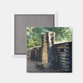 Fort Clatsop，アストリア，オレゴン マグネット (正面/裏面)