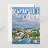 Fort de France Photo Vintage ポストカード (正面/裏面)