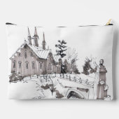 Fort Hunter Barn Sketch / Artist Larry Lerew アクセサリーポーチ (裏面)