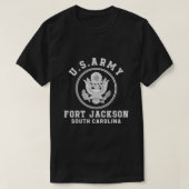 Fort Jackson South Carolina SC Army Basic Training Tシャツ (デザイン正面)