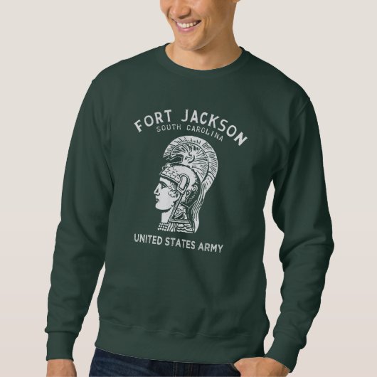 Fort Jackson Vintage White スウェットシャツ (正面)