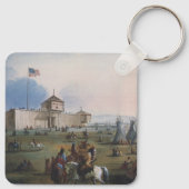 Fort Laramie, Sublette Fort, Fort William, Miller キーホルダー (裏面)