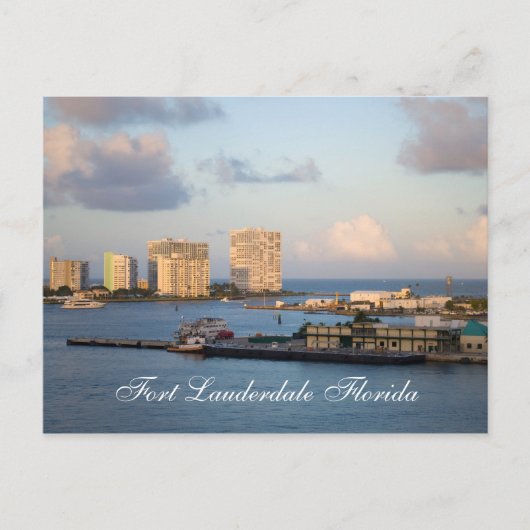 Fort Lauderdaleフロリダ ポストカード (正面)