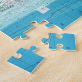 Fort LauderdaleフロリダMap (1985年) ジグソーパズル (側面)