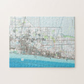 Fort LauderdaleフロリダMap (1985年) ジグソーパズル (横)