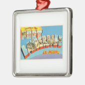Fort Lauderdale #2フロリダFL古い旅行記念品 メタルオーナメント (左)