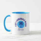 Fort Lauderdale Beach Florida Coffee Mug マグカップ (左)