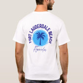 Fort Lauderdale Beach Florida T-Shirt Tシャツ (裏面)