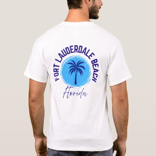 Fort Lauderdale Beach Florida T-Shirt Tシャツ (裏面)