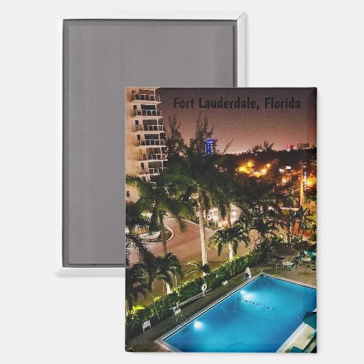 Fort Lauderdale Florida Magnet マグネット (正面/裏面)