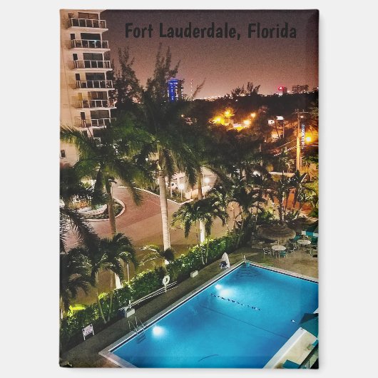 Fort Lauderdale Florida Magnet マグネット (正面)