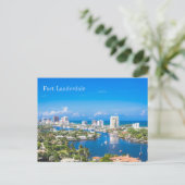 Fort Lauderdale, Florida Summer City View ポストカード (スタンド正面)